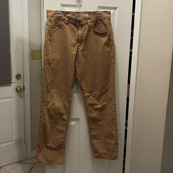 Carhartt Tan Relaxed Fit Work Pants 34x32 - Picture 2 of 8